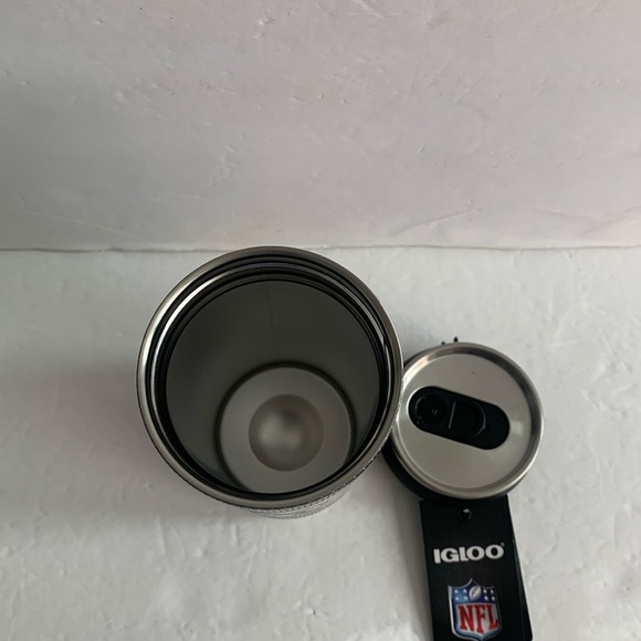 Las Vegas NFL Raiders 16 oz Tumbler Stainless Steel Igloo Can New - Picture 4 of 8